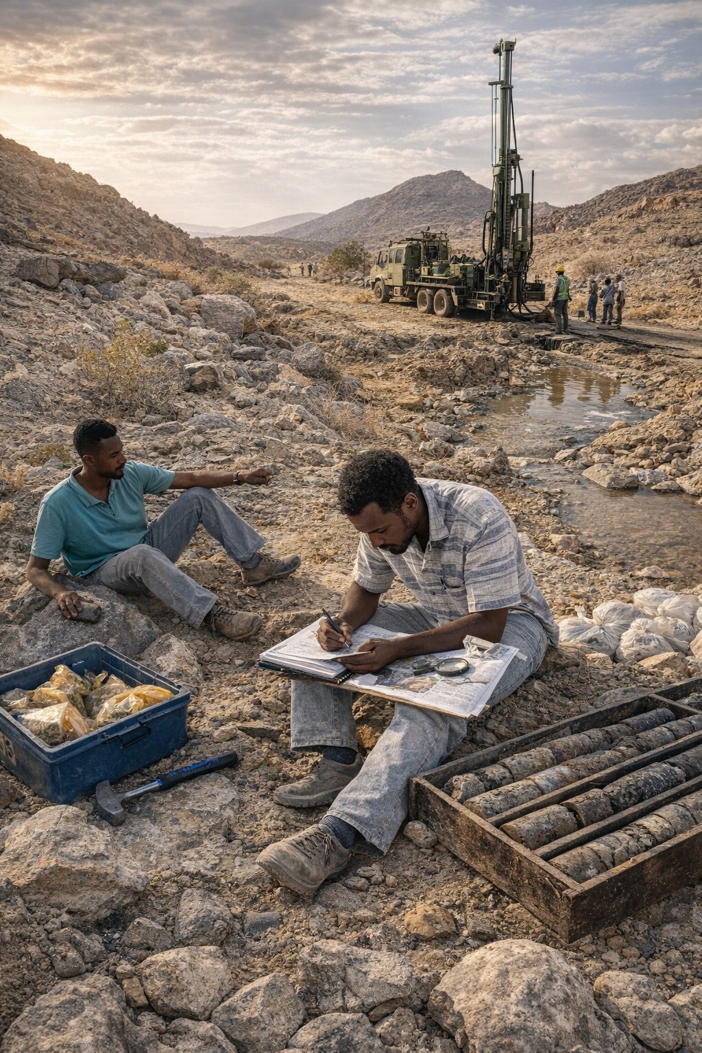 مشروع استكشاف ذهب